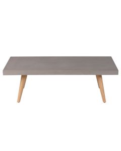 Table basse rectangulaire 120 cm en béton Alva