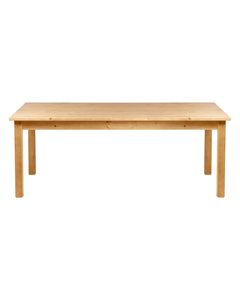 Table de ferme rectangulaire en pin 200 x 100 cm Avoriaz