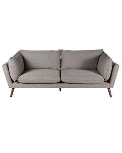 Canapé 3 places en tissu gris clair BROOKS