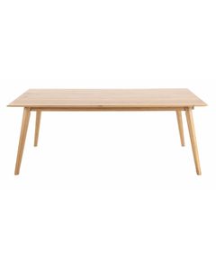 Table extensible chêne massif 180 cm allonges en option Elfy