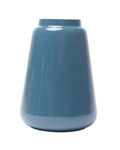 Vase en fer émaillé bleu FYNN