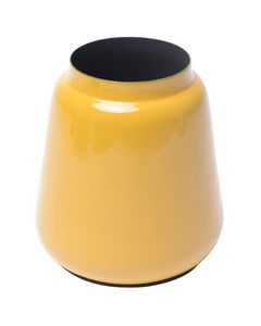 Vase en fer émaillé jaune FYNN