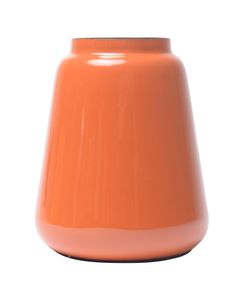 Vase en fer émaillé orange FYNN