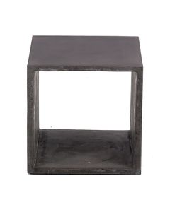 Cube de rangement béton de 40 cm gris foncé Hermitage