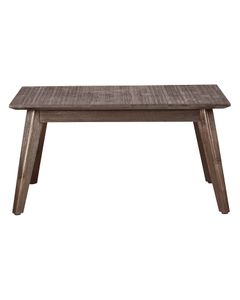 Table basse carré 90cm chêne gris foncé Loft