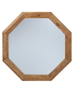 Miroir en pin recyclé Ø 74 cm Nebraska