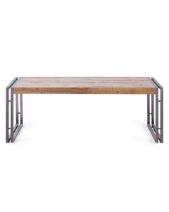 Table basse rectangulaire bois et métal Omega