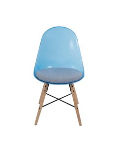 Chaise de repas bleu Plexy