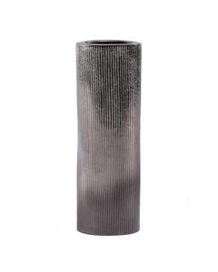 Vase en métal 25 cm noir S Steel