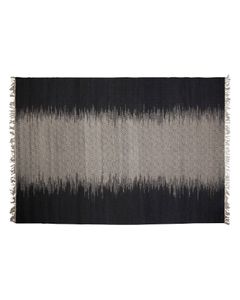 Tapis 100% laine noir 240 x 170 cm Shade
