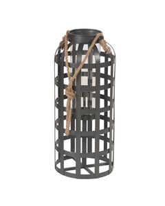 Lanterne époxy gris anthracite 73 cm THOR