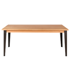 Table rectangulaire chêne et métal 160 x 90 cm Manhattan