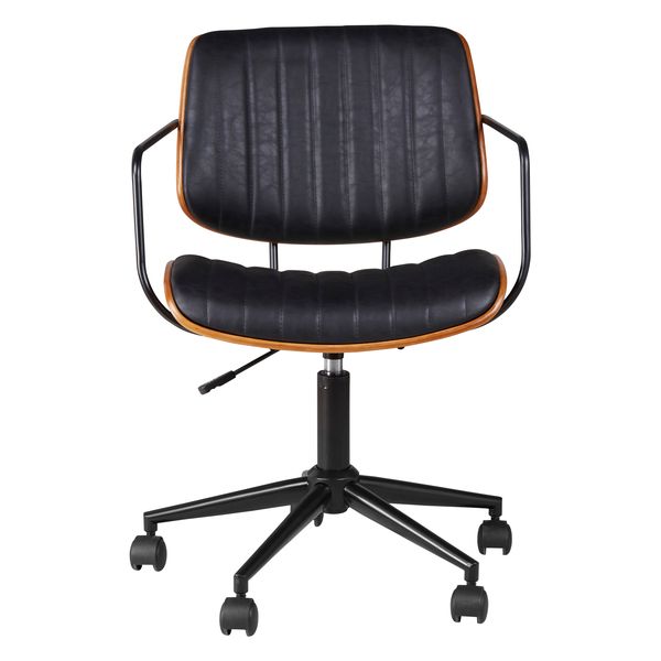 Café foncé couleur unie meulé chaise coussin de chaise de bureau